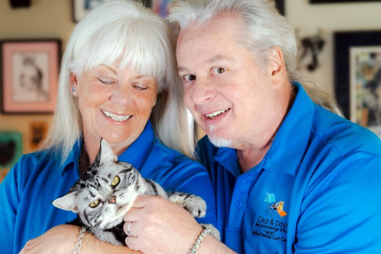 Lori and Bill Dibacco, owner/operators of Coco And Boo Pet Concierge Plus.